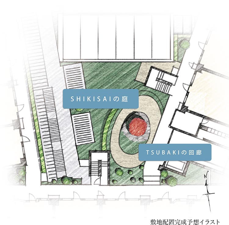 敷地配置完成予想イラスト