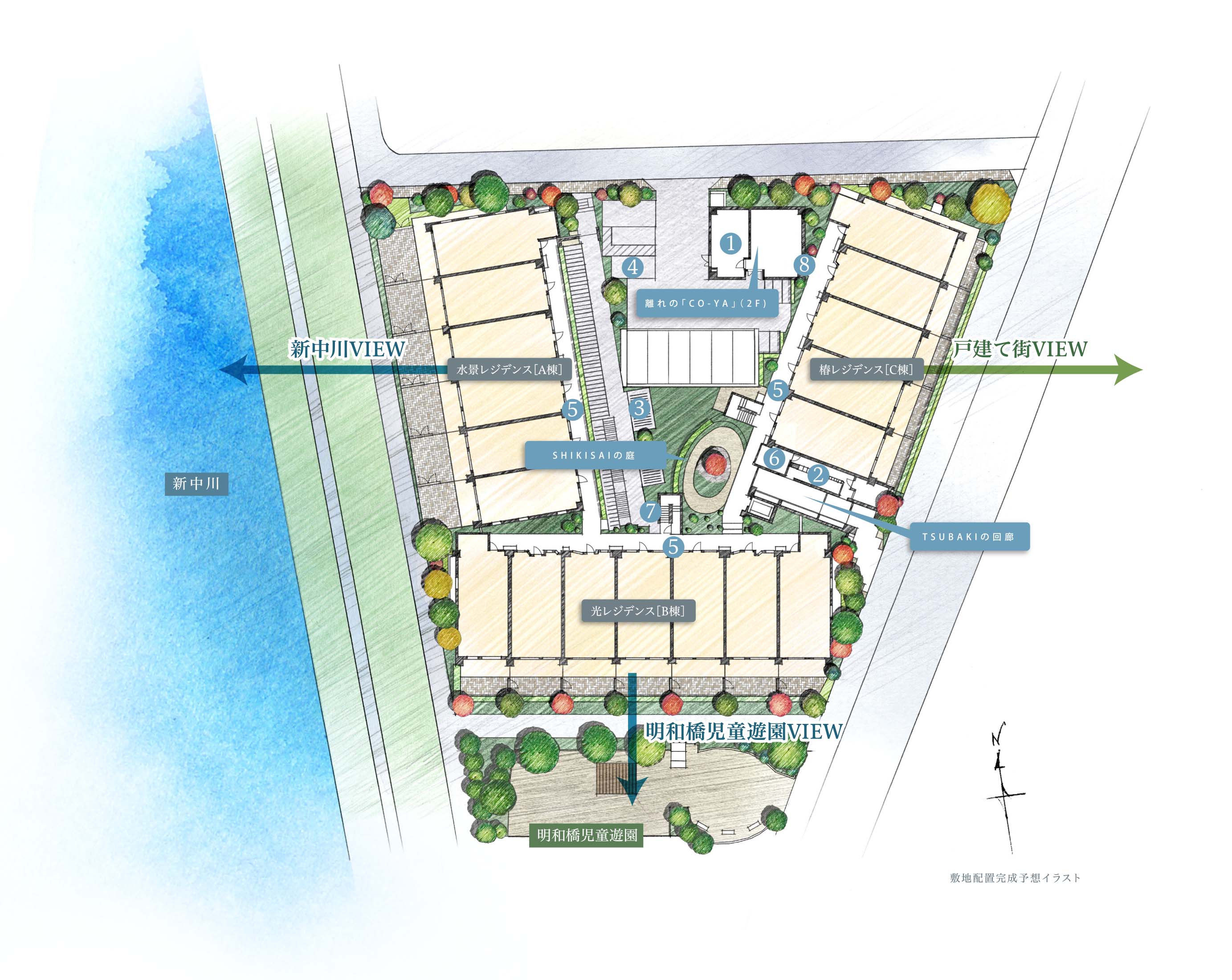 敷地配置完成予想イラスト