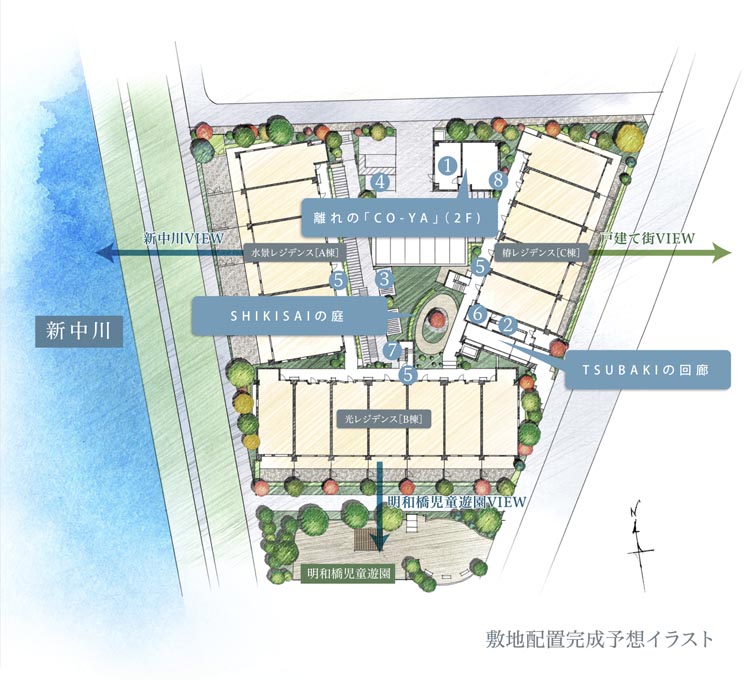 敷地配置完成予想イラスト