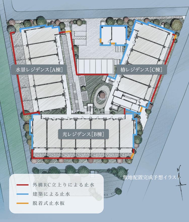 敷地配置完成予想イラスト