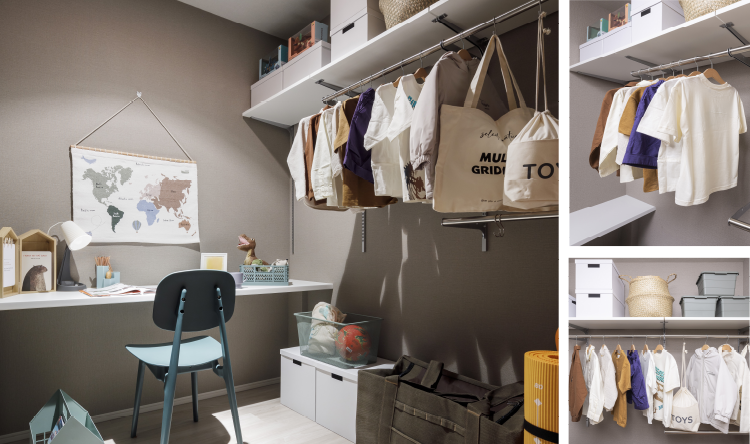 種類豊富な収納