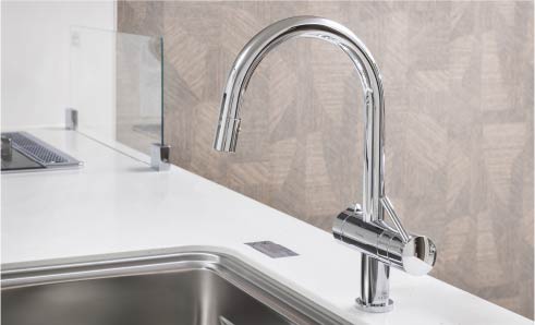 クリンスイ&グローエ浄水器一体型水栓