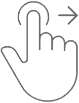 スワイプアイコン