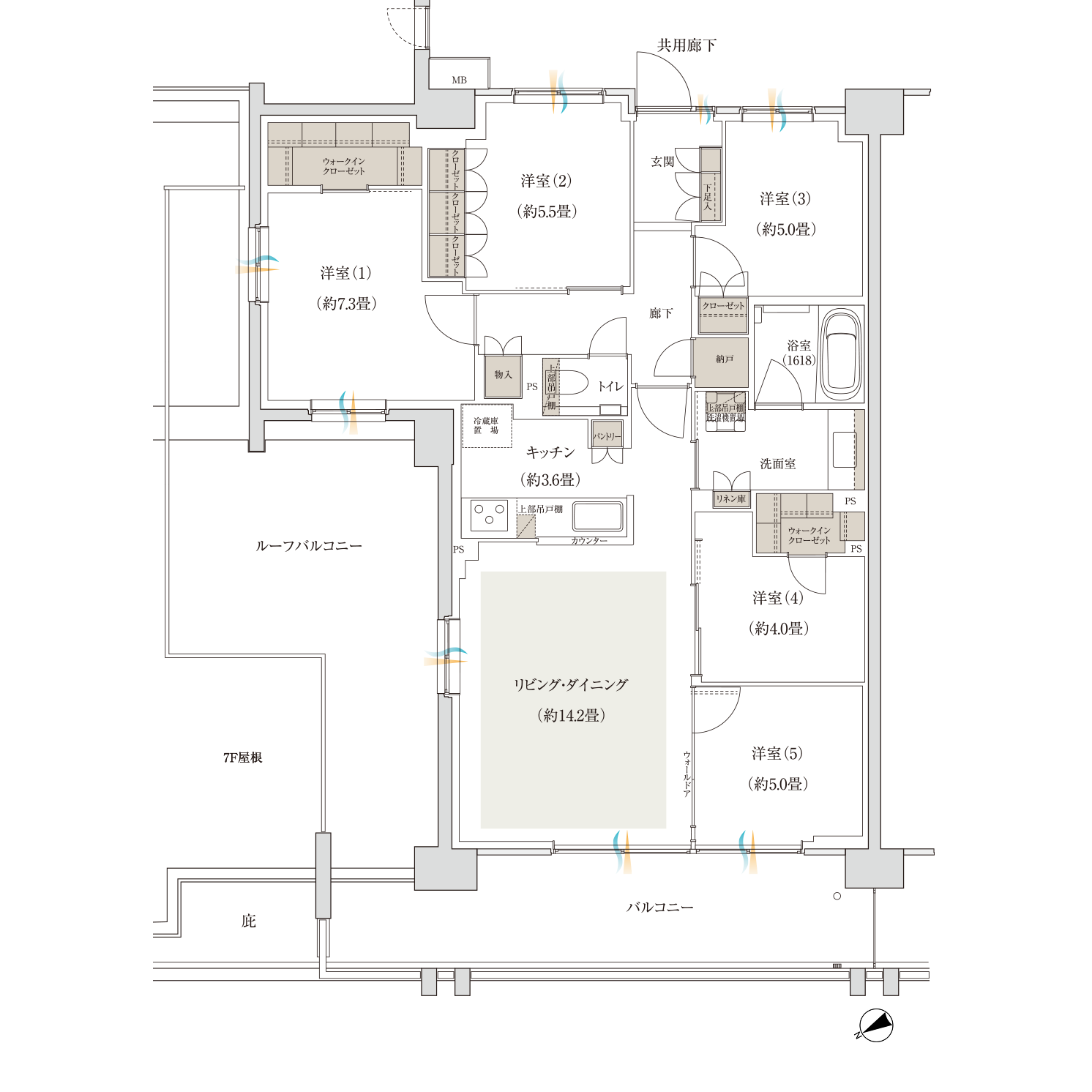 A6r TYPE 間取り図面