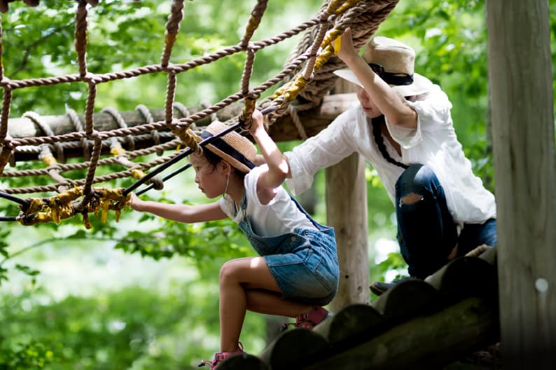 狭山緑地 フィールドアスレチック