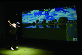 シミュレーションゴルフ（提供写真）