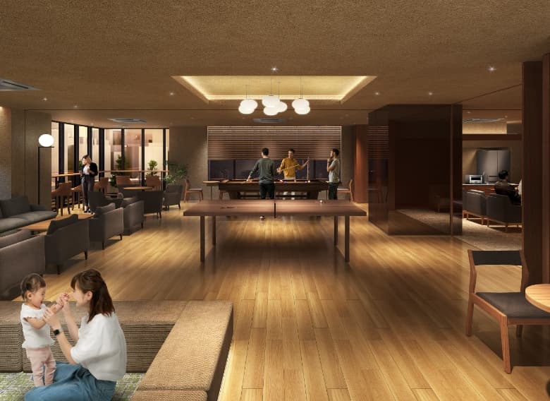 プレイングラウンジ完成予想CG