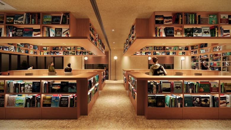 ライブラリーラウンジ完成予想CG