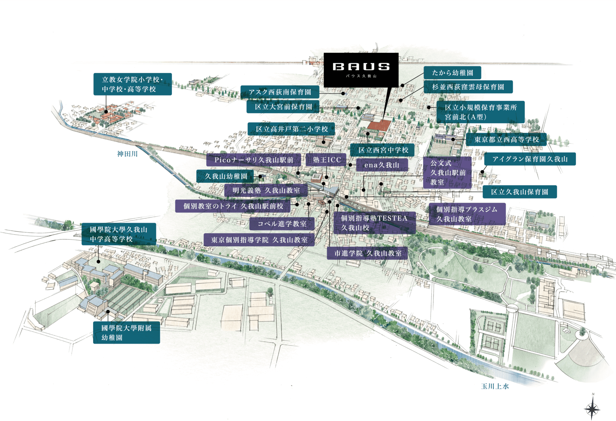 現地周辺マップ