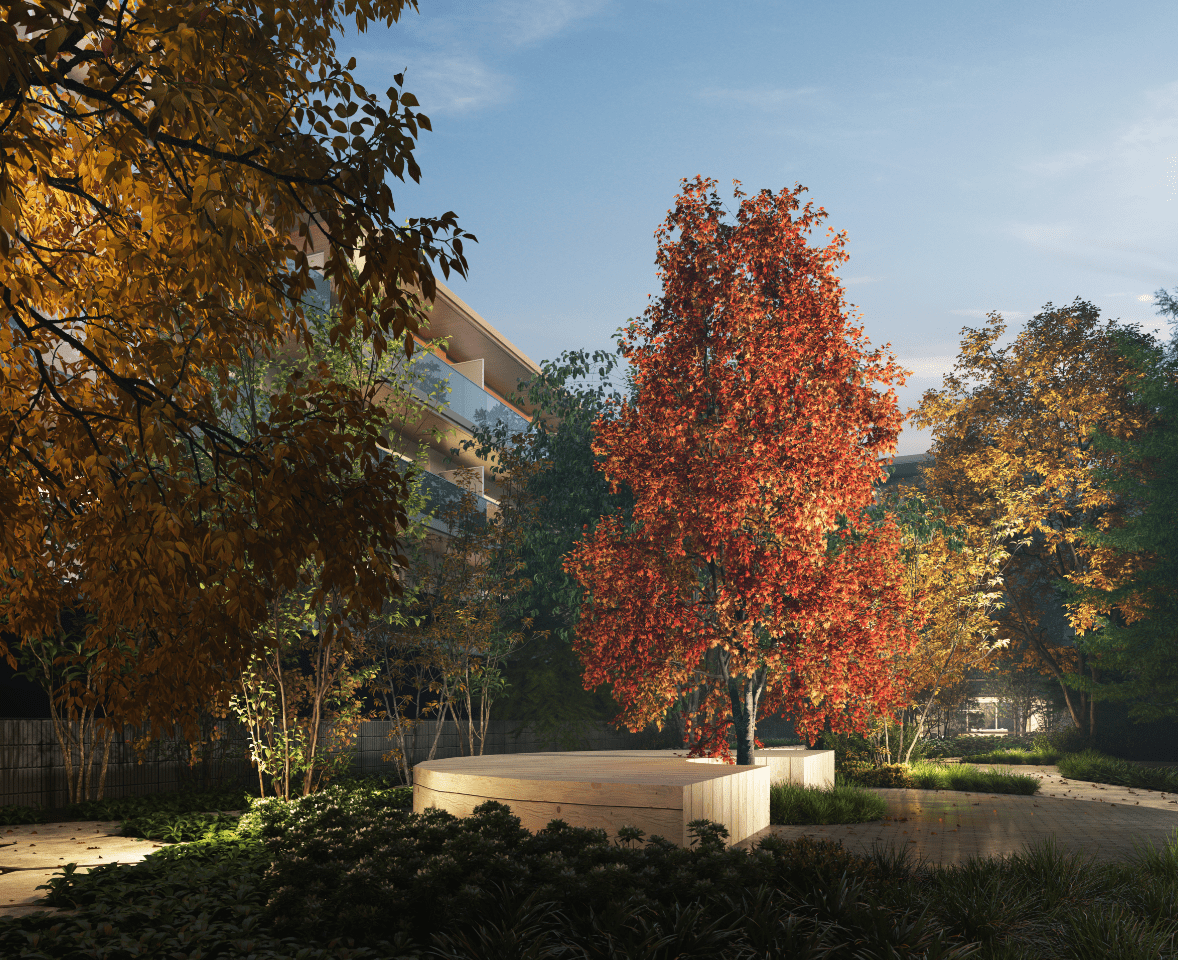 中庭完成予想CG