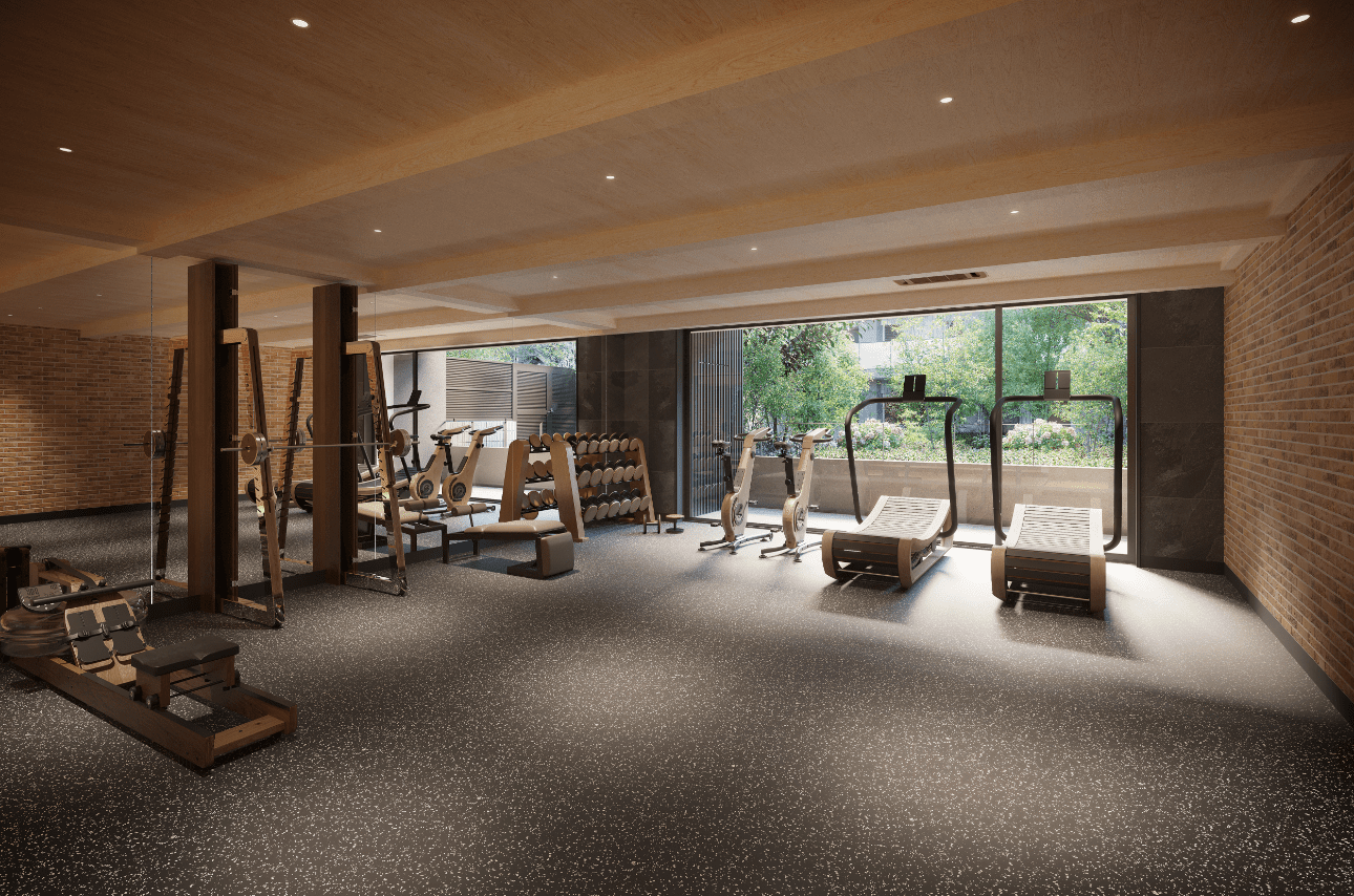 フィットネスルーム完成予想CG