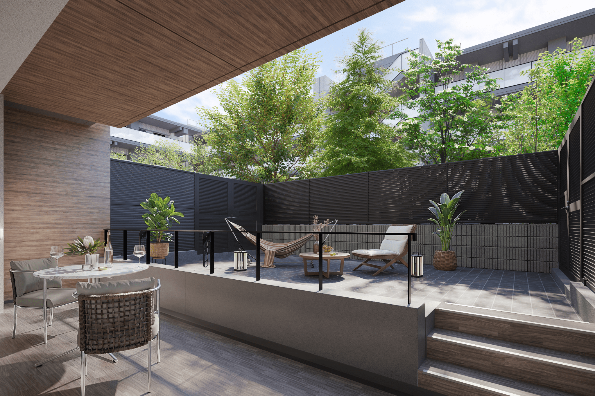 専用庭完成予想CG（Lgタイプ）