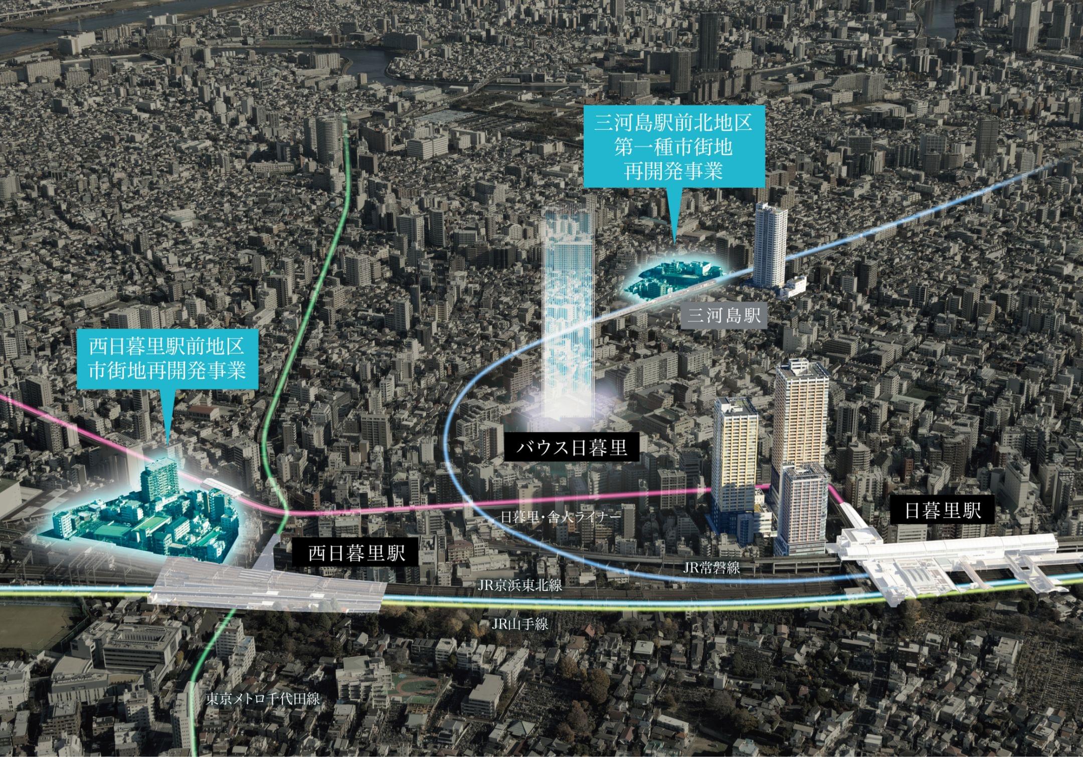 現地周辺航空写真