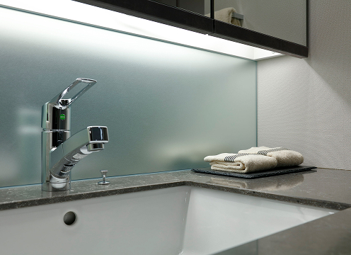 フロストミラー貼り（LED照明）