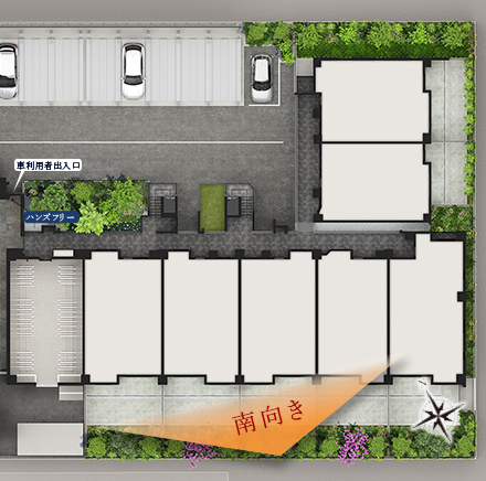 敷地配置イラスト