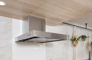 整流板付きレンジフード