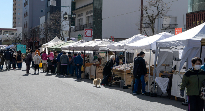 「新狭山マーケットで地域の人と繋がりができたことが嬉しい。」（A様妻）