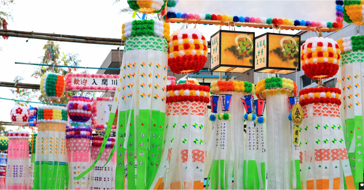 関東三大七夕祭りのひとつ「狭山市入間川七夕まつり」