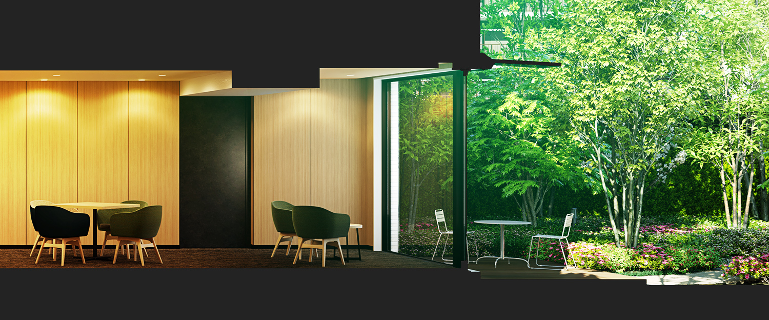 コミュニティルーム完成予想CG