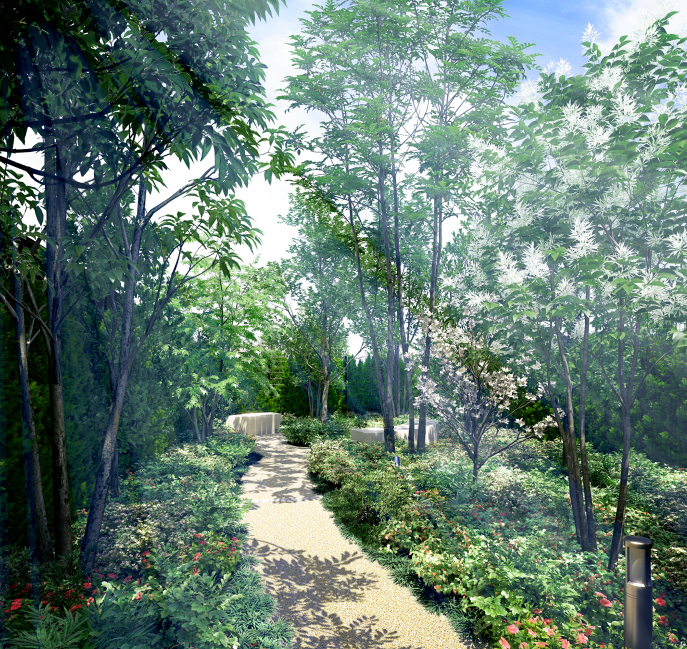 コミュニティガーデン完成予想CG