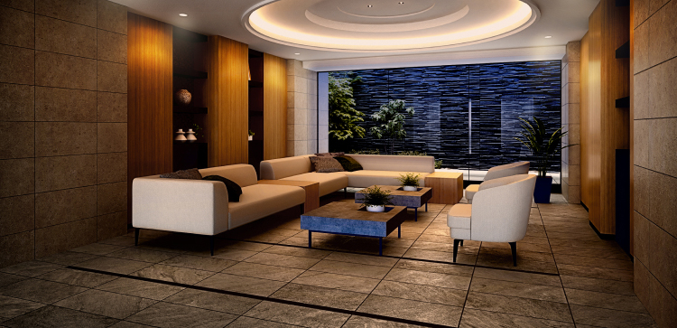 ウエルカムラウンジ完成予想CG