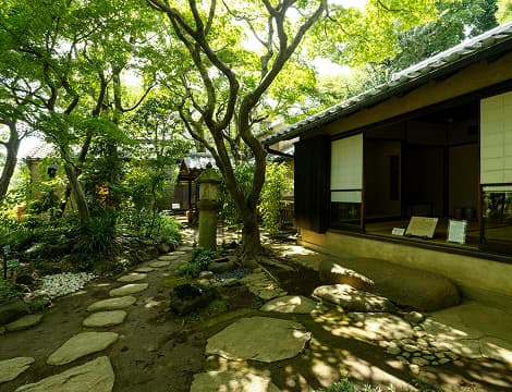 林芙美子記念館（徒歩6～7分・約460ｍ～500ｍ）